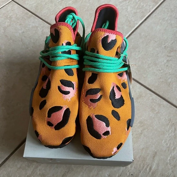 adidas gazelle silver green womens Adidas NMD Hu Pharrell Animal Print Ash Grey